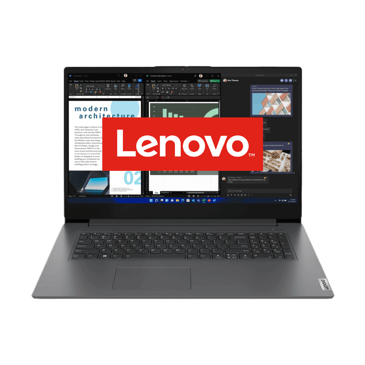 LENOVO V17 G4 IRU - 17.3 inch - Intel Core i7 - 16 GB - 512 GB - Windows 11 Pro — afbeelding 1