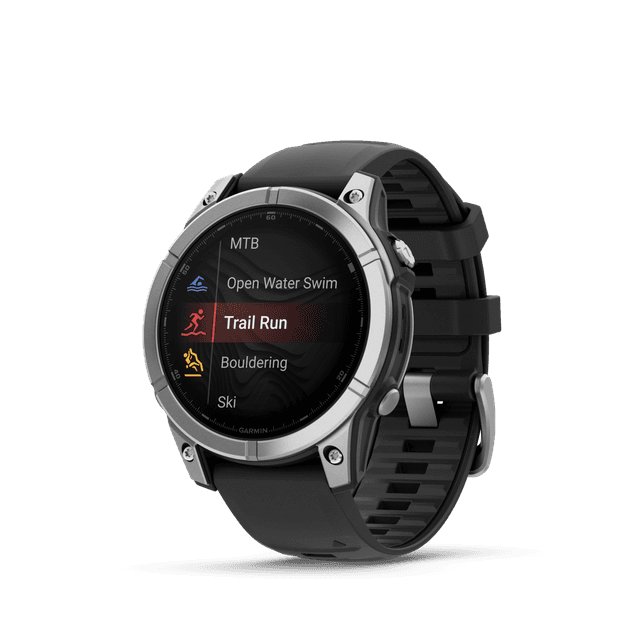 GARMIN fenix E RVS Smartwatch Zilver-Zwart