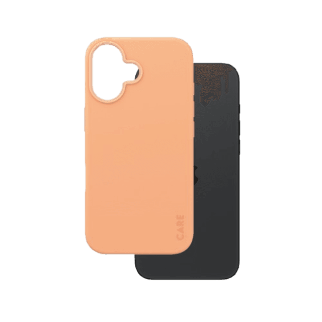 CARE Fashionable Case met MagSafe Telefoonhoesje voor Apple iPhone 2024 6.1'' Perzik