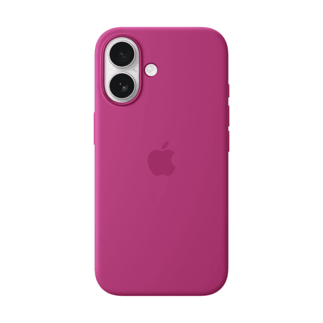 Apple Silicone Magsafe Cover Voor Apple Iphone 16 Fuchsia