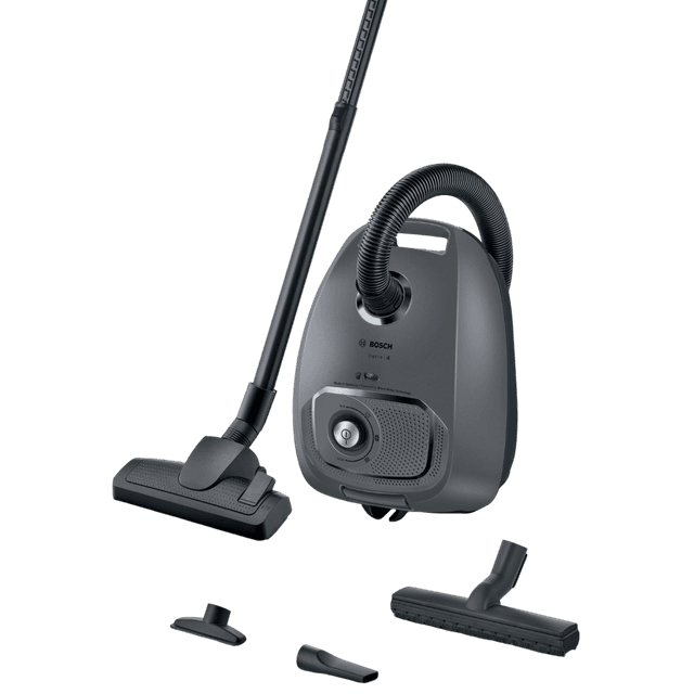 BOSCH BGL41GR3H Serie 4 Stofzuiger met zak Grijs