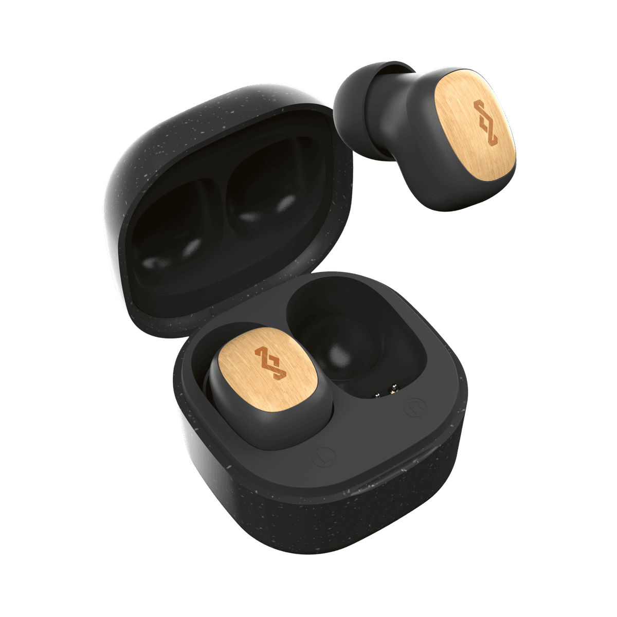 HOUSE OF MARLEY Smile Jamaica TWS SB EM-JE124-SB In-ear Draadloze oordopjes met Ruisonderdrukking Zwart — afbeelding 1