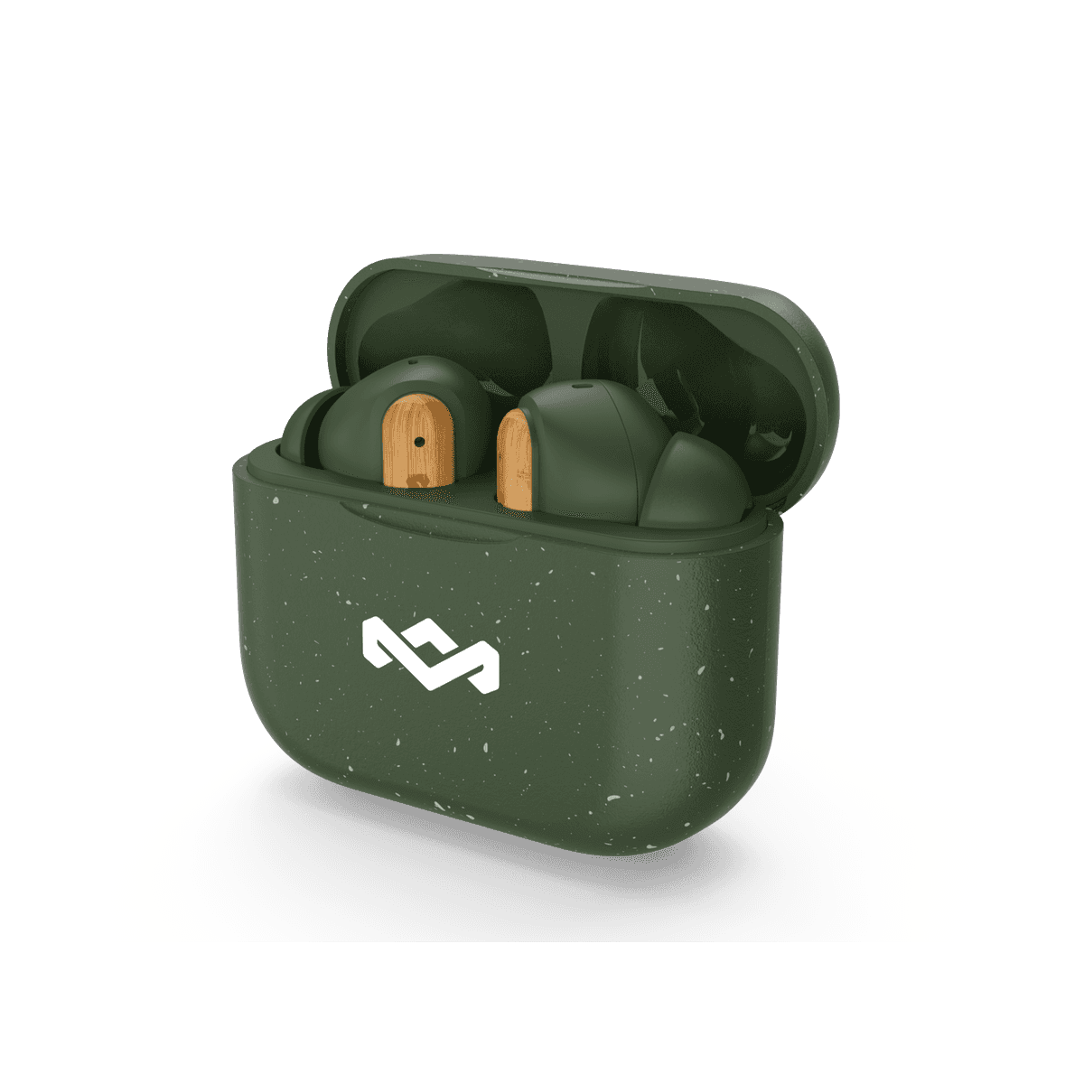HOUSE OF MARLEY LITTLE BIRD TWS EM-JE123-GR In-ear Draadloze oordopjes met Ruisonderdrukking Groen — afbeelding 1