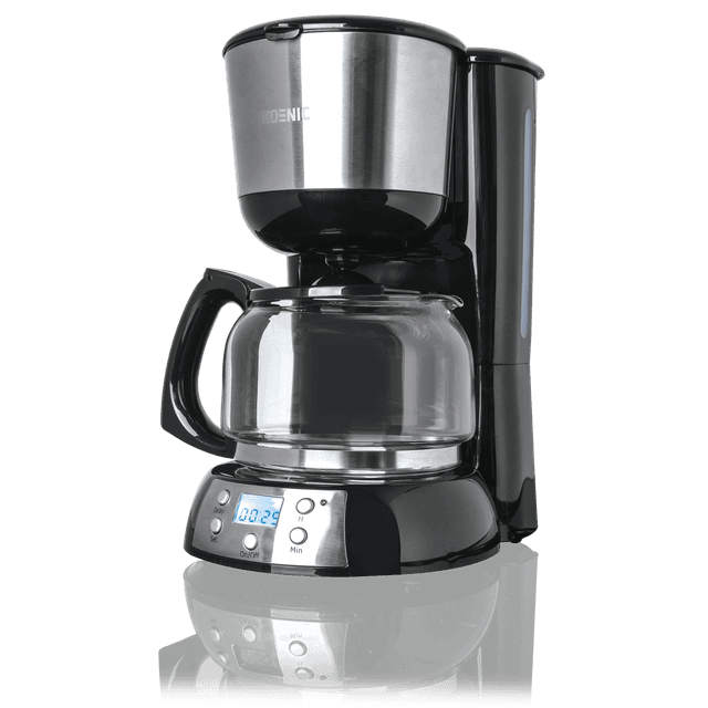 KOENIC KCM 101024 - Koffiezetapparaat - 1,25 l - Zilver
