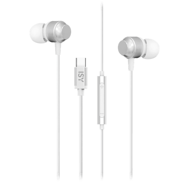 ISY USB-C IIE-1102-WT In-ear Bedrade oordopjes Wit