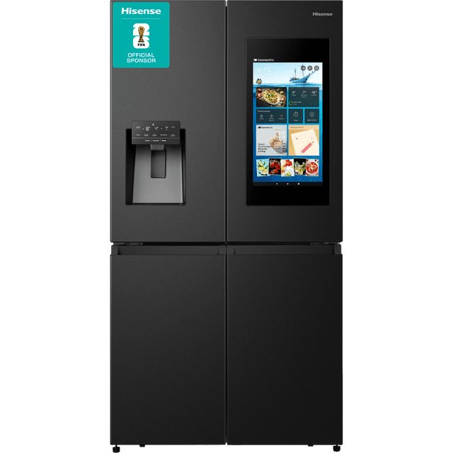 HISENSE RQ760N4IFE - Amerikaanse koelkast - breedte 91.4 cm - hoogte 178.5 cm - inhoud 577 l - NoFrost