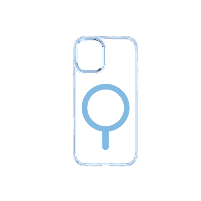 ISY ISC-1119 MagISY Cover voor Apple iPhone 16 Clear Blue