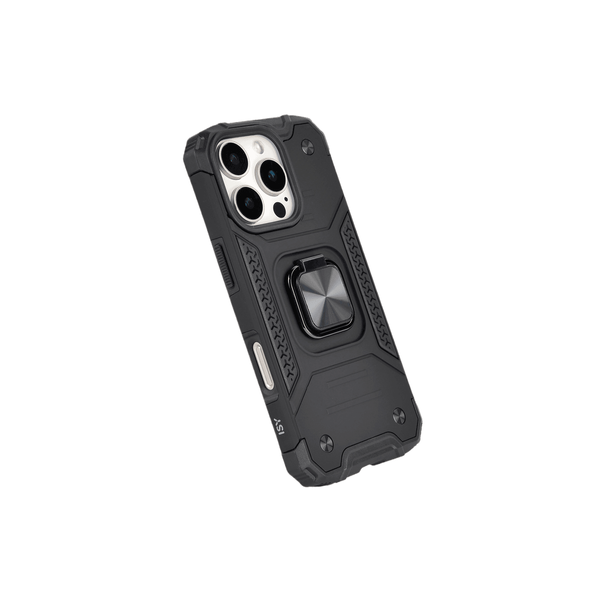 ISY ISC 6107 Rugged Cover voor Apple iPhone 16 Pro Zwart — afbeelding 1