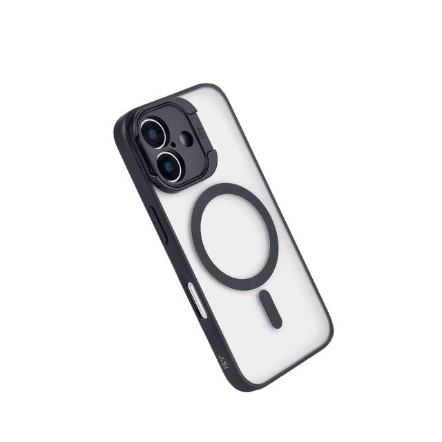 ISY ISC-2451 MagISY Cover voor Apple iPhone 16 Smokey black