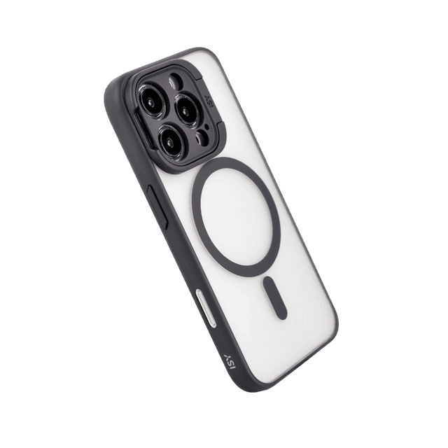 ISY ISC-2452 MagISY Cover voor Apple iPhone 16 Pro Smokey black