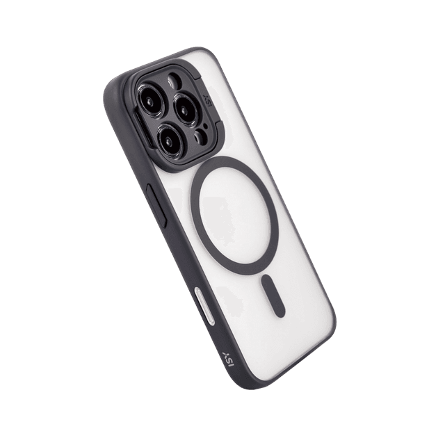 ISY ISC-2453 MagISY Cover voor Apple iPhone 16 Pro Max Smokey black