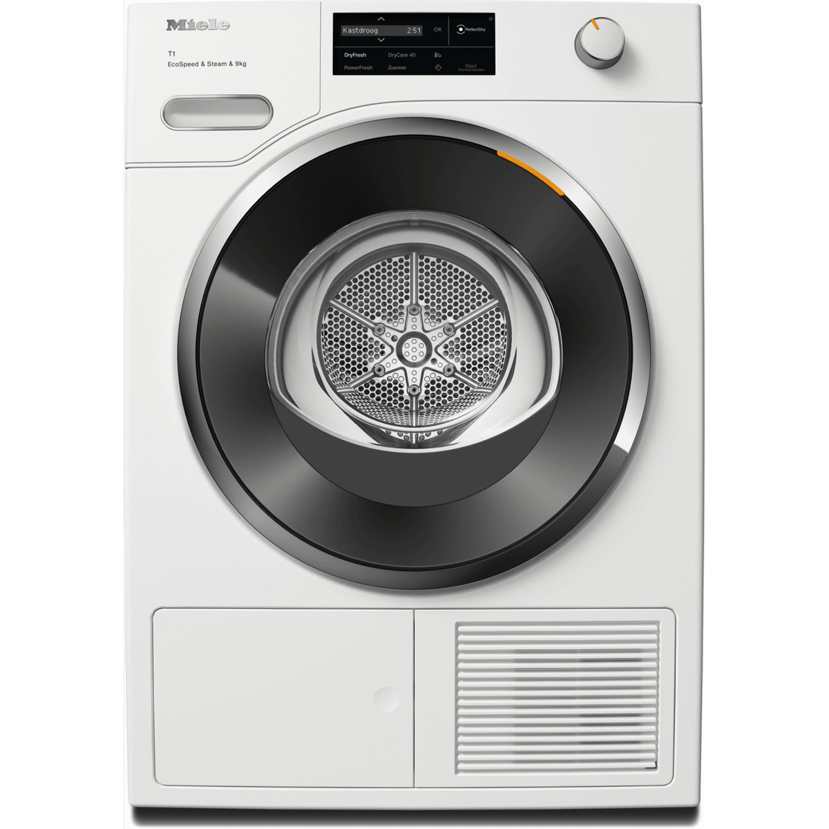 MIELE TWL 780 WP EcoSpeed - Warmtepompdroger - 9 kg - 62 dB - Energielabel C — afbeelding 1