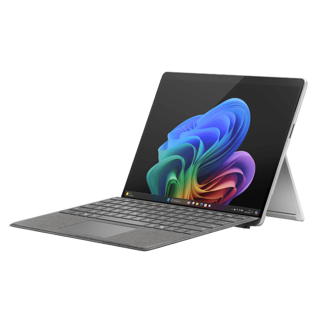 MICROSOFT Surface Pro OLED - 13 inch - Snapdragon X Elite - 16 GB - 512 GB - Platinum - Copilot+ PC - Geen oplader