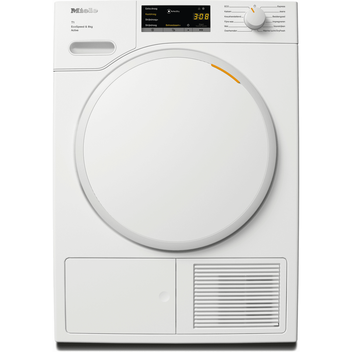 MIELE TWA 520 WP EcoSpeed - Warmtepompdroger - 8 kg - 64 dB - Energielabel C — afbeelding 1