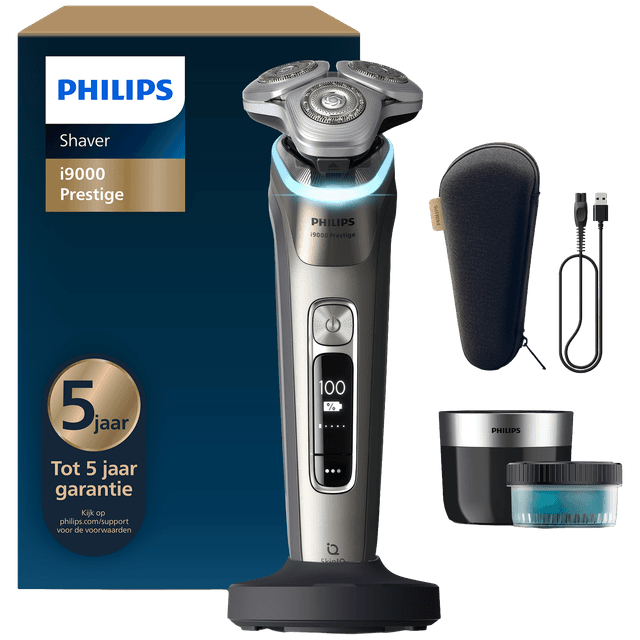 PHILIPS Shaver i9000 Prestige Wet&Dry XP9203/30 Scheerapparaat Grijs
