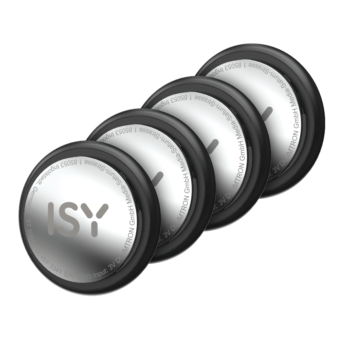 ISY IIT-1001 AirTag Zilver — afbeelding 1
