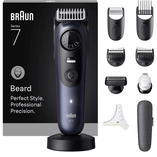 BRAUN Braun baardtrimmer BT 7540 Baardtrimmer Blauw