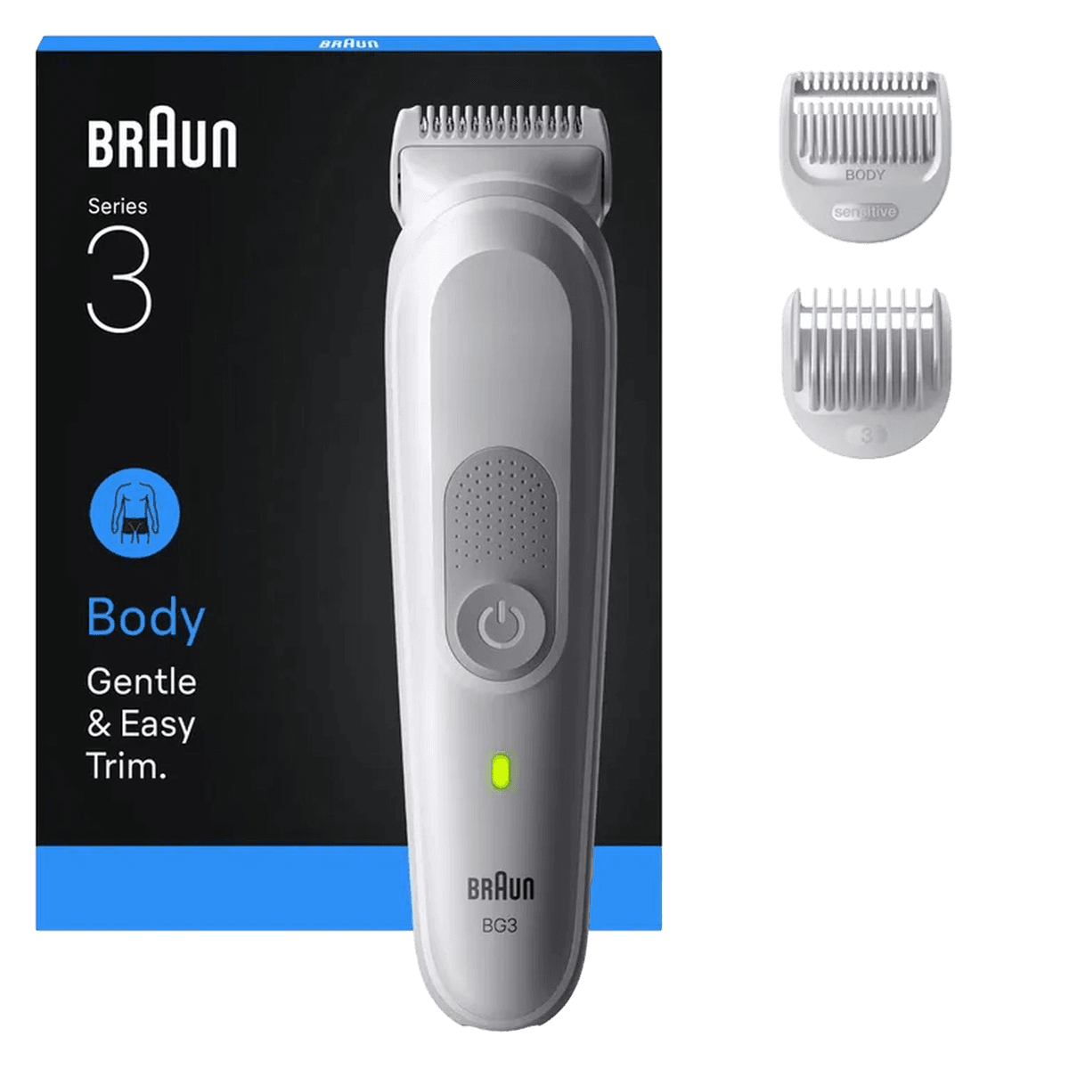 BRAUN BG 3530 Bodygroomer Lichtgrijs — afbeelding 1