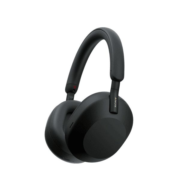 SONY WH1000XM5B.CE7 Over-ear Draadloze hoofdtelefoon met Noise-cancelling Zwart
