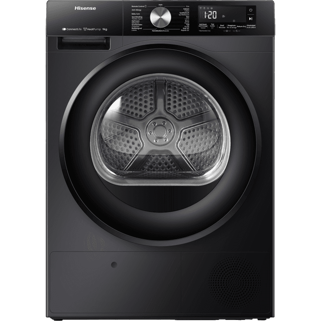 HISENSE DH3S902BB3 - Warmtepompdroger - 9 kg - 64 dB - Energielabel C