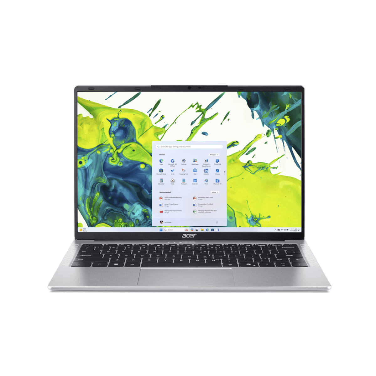 ACER Aspire Lite AL14-32P-C45K - 14 inch - N150 - 4 GB - 128 GB - Intel Graphics — afbeelding 1