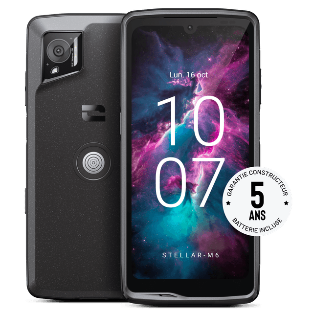 CROSSCALL Stellar M6 Smartphone - 128 GB - 5G - Zwart - 128 GB Zwart