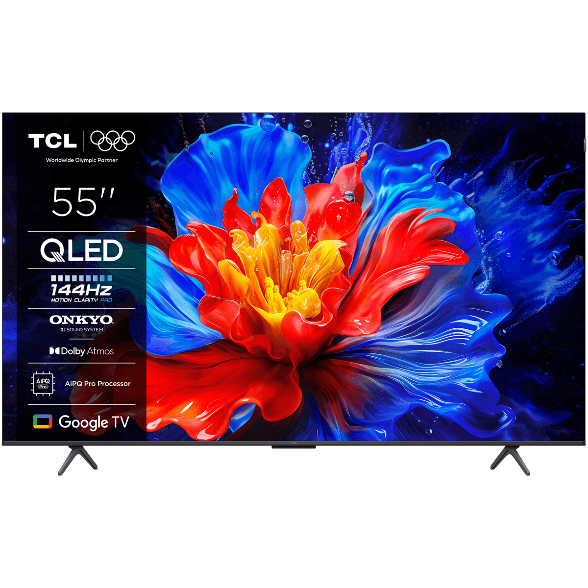 TCL 55P8K - Ultra HD 4K - QLED-tv - 55 inch - 2025 — afbeelding 1