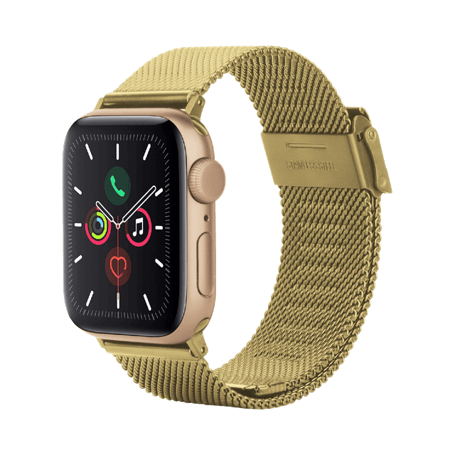 JUST IN CASE SilkSteel Strap Apple Watch 44-49mm Horlogebandje Goud