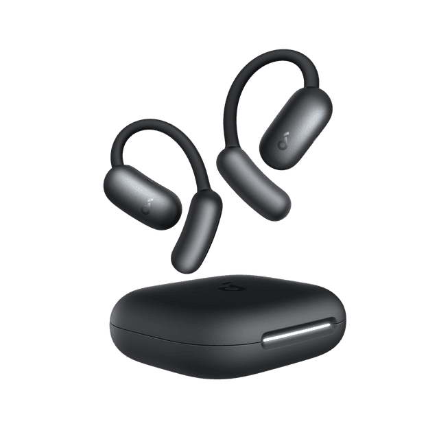 SOUNDCORE AeroFit 2 Open-ear Draadloze oordopjes Zwart