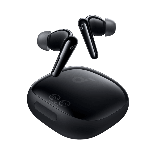SOUNDCORE Liberty 4 Pro In-ear Draadloze oordopjes met Ruisonderdrukking Glanzend Zwart