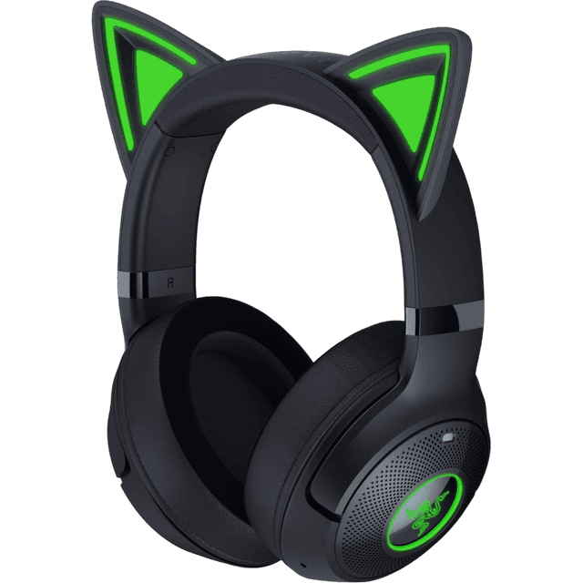 RAZER Kraken BT Kitty Edition V2 Over-ear Draadloze gaming-headset met Ruisonderdrukking Zwart