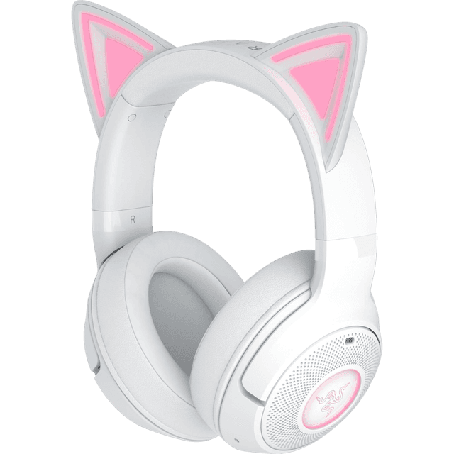 RAZER Kraken BT Kitty Edition V2 Over-ear Draadloze gaming-headset met Ruisonderdrukking Wit