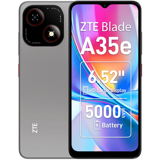ZTE Blade A35e 2GB RAM 64GB ROM - 64 GB Zilver Grijs