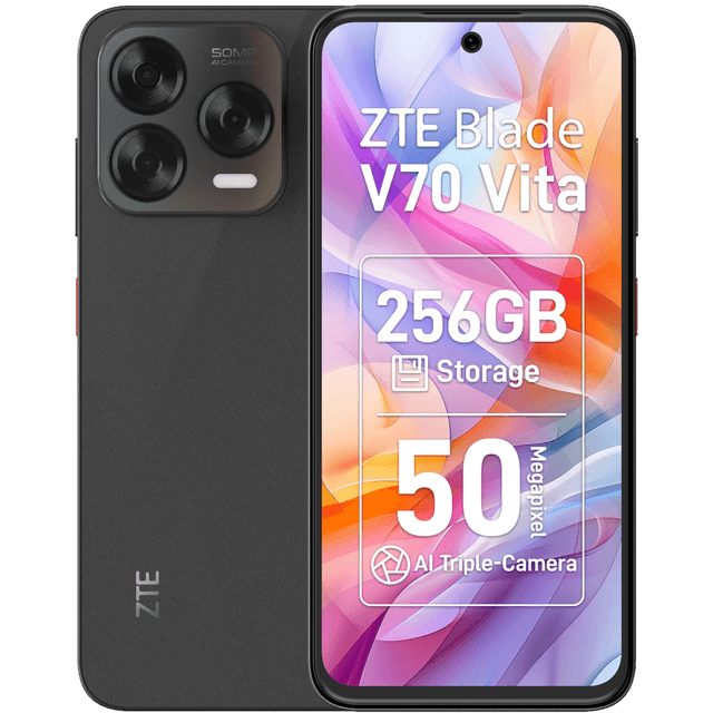 ZTE Blade V70 Vita 4GB RAM 256GB ROM - 256 GB Stone Grijs