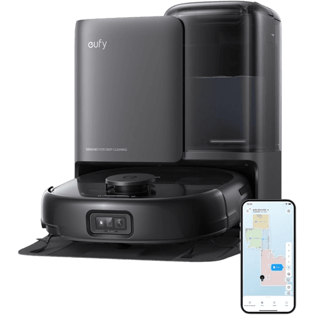 EUFY E25 Omni Robotstofzuiger met dweilfunctie Zwart