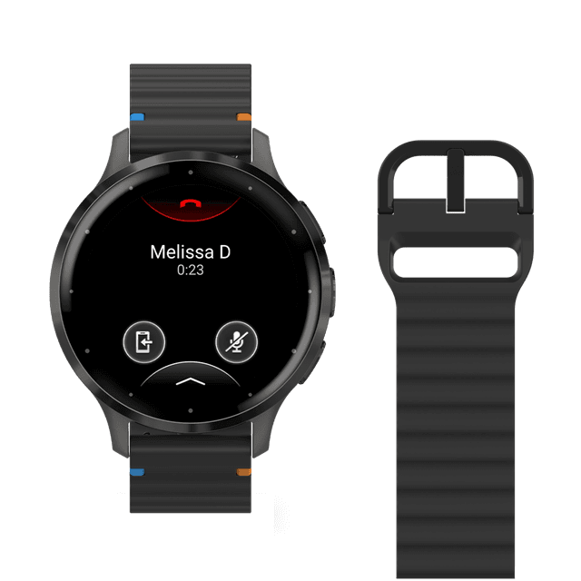 JUST IN CASE ActiveFlex Garmin Venu 3S Horlogebandje Zwart