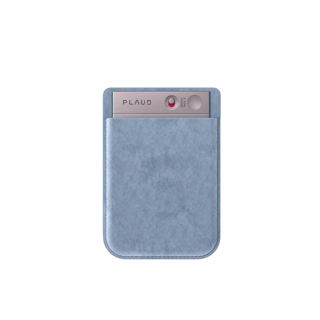 PLAUD NOTE Case Blauw Magnetisch Kaarthouder