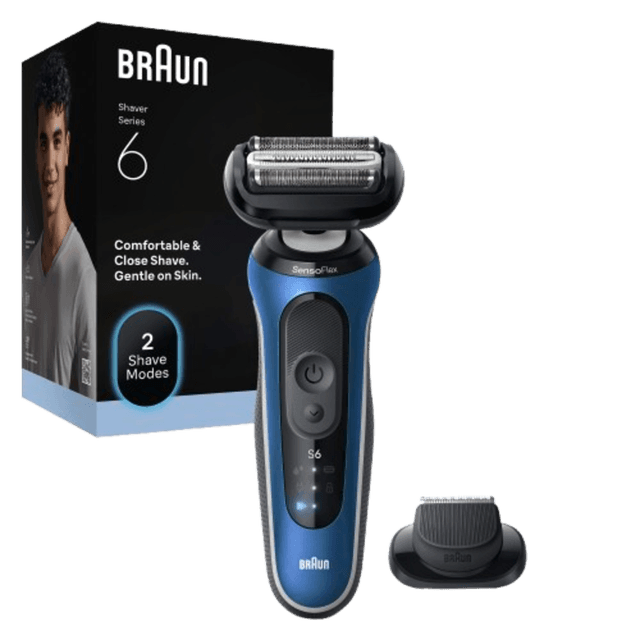 BRAUN 62-B1200s Scheerapparaat Blauw