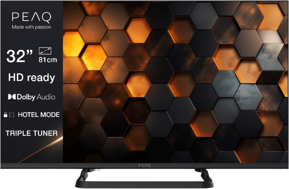 PEAQ 400686 - HD ready - Non smart led-tv - 32 inch - 2025 — afbeelding 1