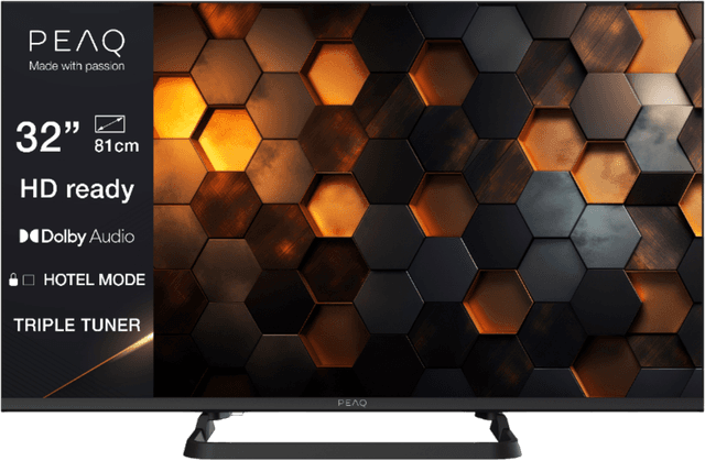 PEAQ 400686 - HD ready - Non smart led-tv - 32 inch - 2025