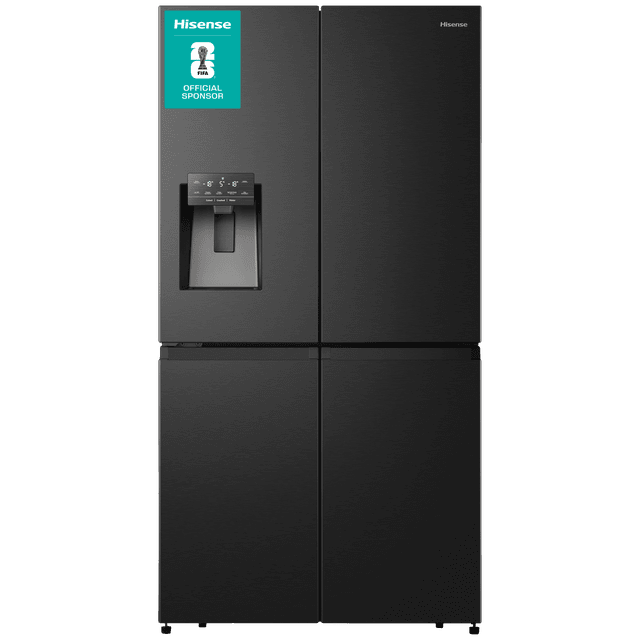 HISENSE RQ760N4SBFE - Amerikaanse koelkast - breedte 91.4 cm - hoogte 178.5 cm - inhoud 352 l - NoFrost