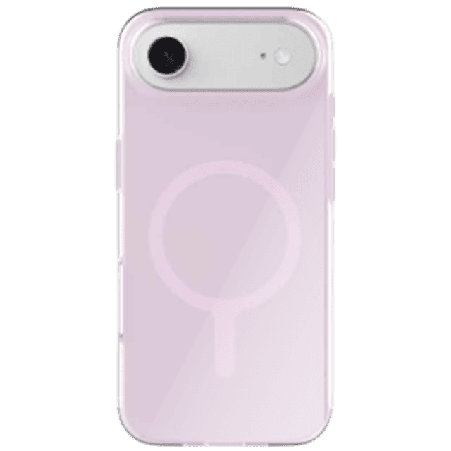 UNIQ iPhone 17 Air Case Clario MagSafe Pink Telefoonhoesje voor Apple iPhone 17 Air Roze