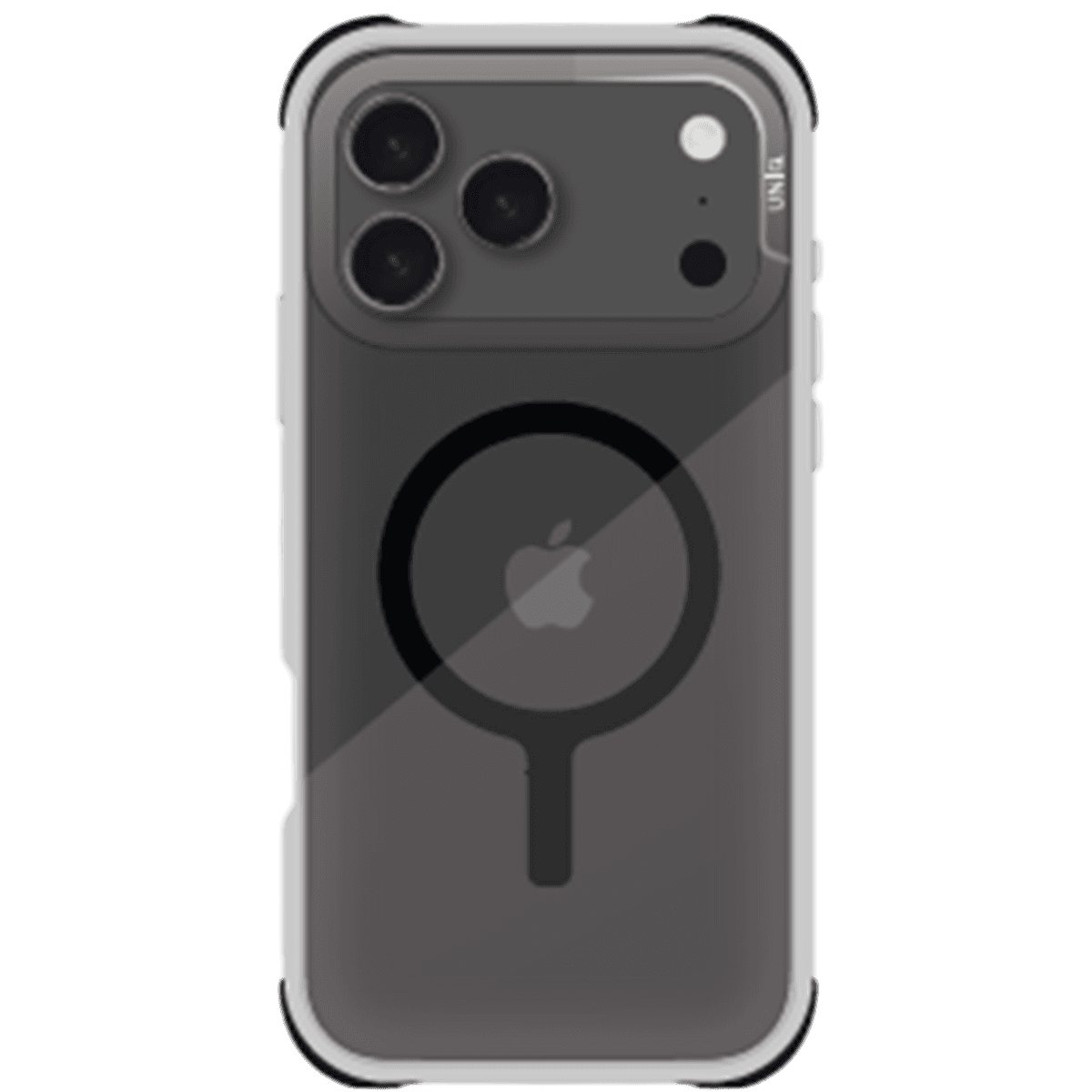 UNIQ iPhone 17 Pro Case Combat MagSafe Black Telefoonhoesje voor Apple iPhone 17 Pro Zwart — afbeelding 1