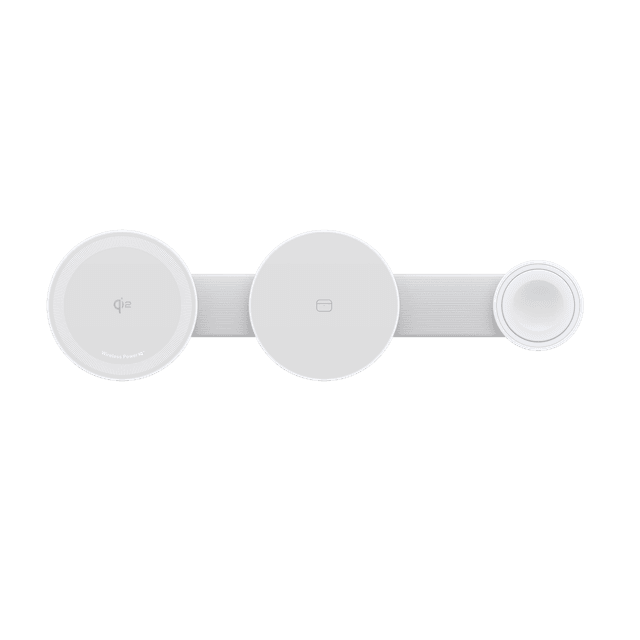 ANKER MagGo, Opvouwbare 3-in-1, 15W, Wit Draadloze oplader