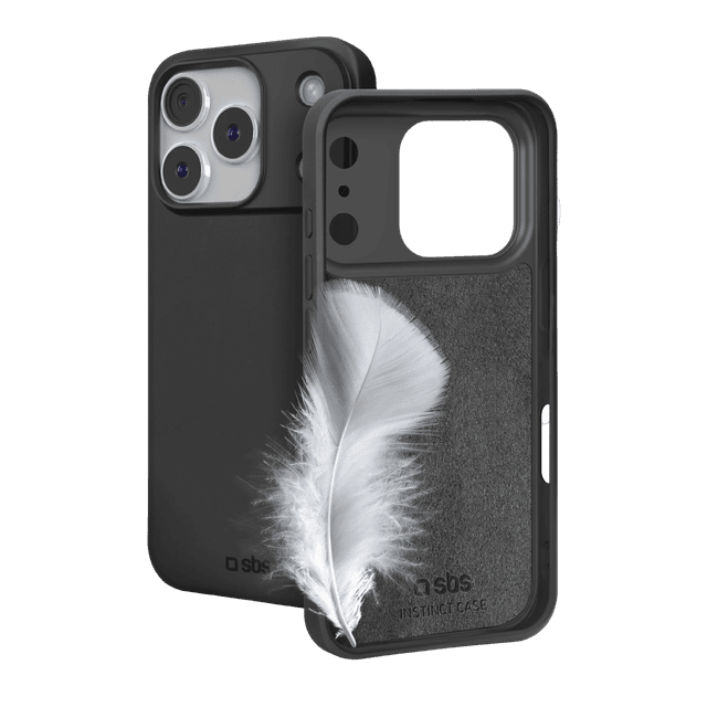 SBS Instinct Telefoonhoesje voor Apple iPhone 17 Pro Zwart