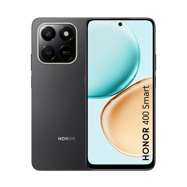 HONOR 400 Smart - 6GB+128GB - Zwart - 128 GB Zwart - 128 GB Zwart