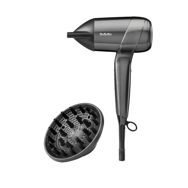 BABYLISS Titanium Shine Föhn D6200DE Föhn Metaalgrijs