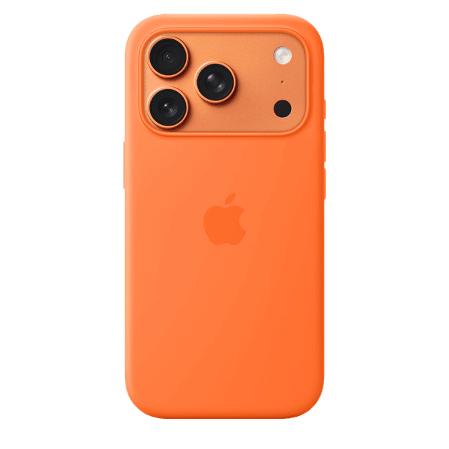 Apple Silicone Magsafe Telefoonhoesje Voor Apple Iphone 17 Pro Oranje