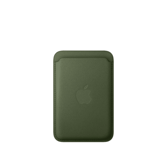 APPLE FineWoven Wallet met MagSafe Kaarthouder voor Apple iPhone Groen