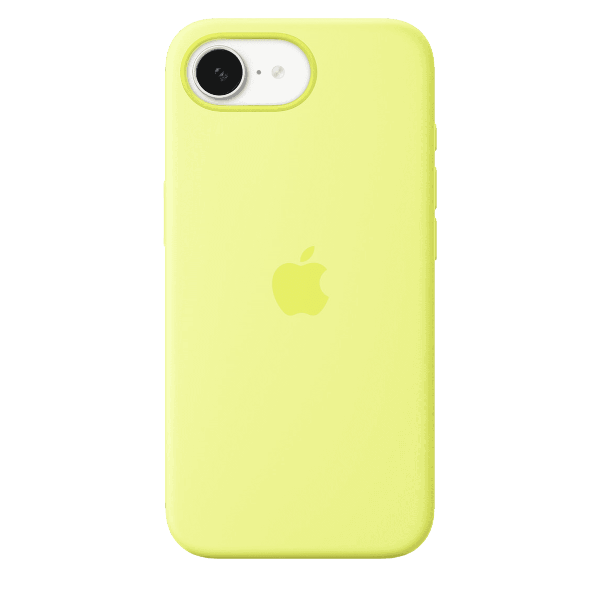 Apple Silicone Cover Voor Apple Iphone 16e Neongeel — afbeelding 1